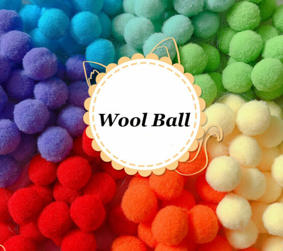 Wool Balls Ita Bag Decorative