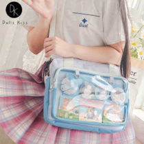 Ladies-Cartoon-Ita-Bag-Female-Hit-Color-PVC-Big-Transparent-Pocket-Handbag-Girl-Sweet-Harajuku-Crossbody